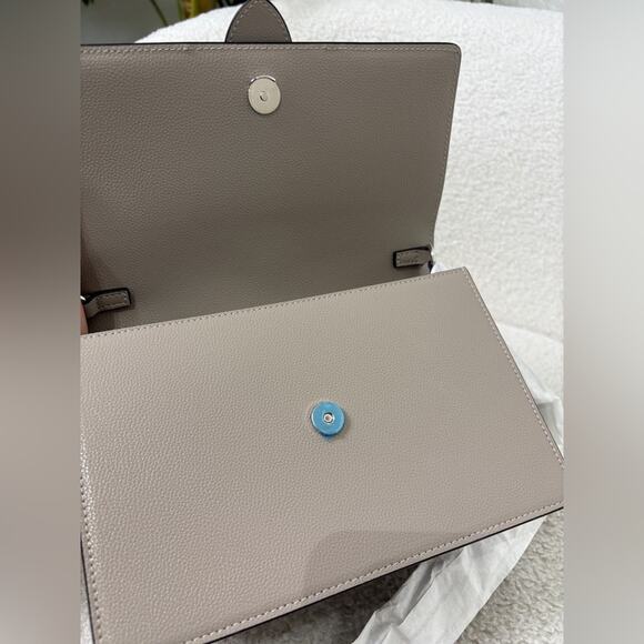 Jimmy choo leather Cheri crossbody bag grey - Picture 6 of 10